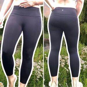 Athleta Ultimate Stash Tights Black Leggings, Size M